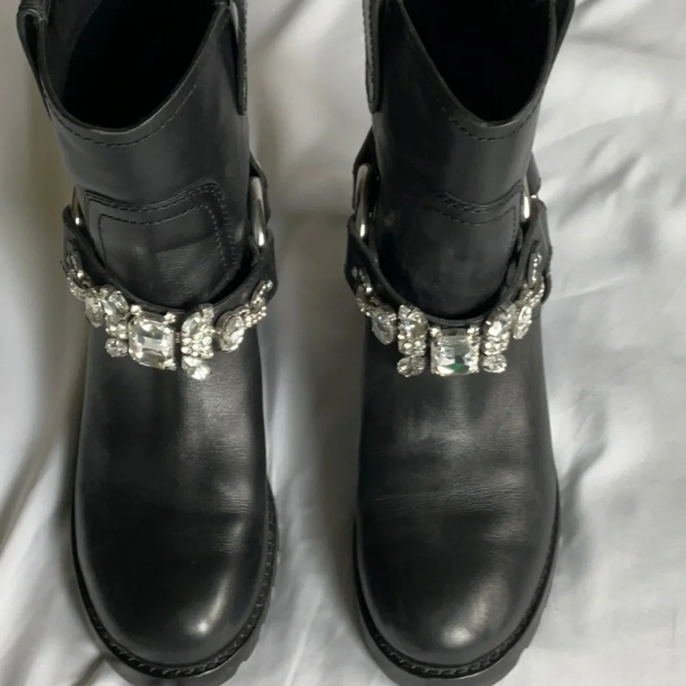 Marc Jacobs Embellished Boots 37.5 7.5 - Picture 2 of 10